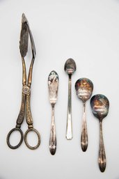 Silver Plated Tongues, Vintage Cutlery - Please Look Through All Photos