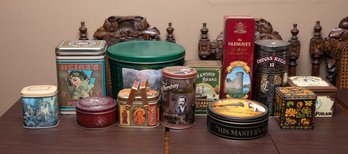 Lot Of Assorted Collectible Tins - 12 Total