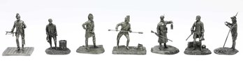 The Fighting Men Of The American Revolution, Vintage 1976 Franklin Mint (7 Total) See All Photos