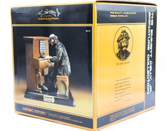 The Emmett Kelly Jr Signature Collection The Piano Player Figurine W/ Certificate Authenticity In Original Box