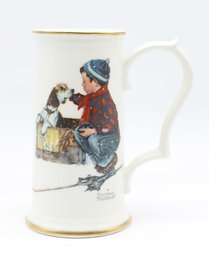 Norman Rockwell Gorham Fine China  A BOY MEETS HIS DOG LIMITED EDITION OF 9800