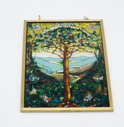 Tiffany Tree Of Life Stained Glass Panel
