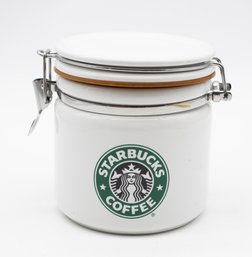 Starbucks Ceramic Coffee Canister Locking Lid