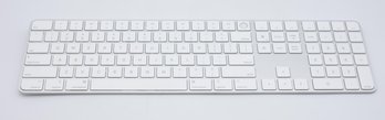 Magic Keyboard With Touch ID And Numeric Keypad For Mac Models With Apple Silicon - US English - White Keys