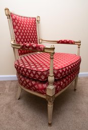 Newly Custom Upholstered Vintage French Style Chair