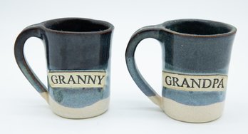 Signed ' GRANNY' & 'Grandpa' HANDTHROWN COFFEE MUG