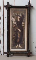 Portrait Of Ellen Terry - Ornate Wooden Frame - Vintage