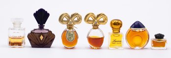 Vintage Perfume Mini Perfume Bottles - Opened Bottles - All Bottles Have Liquid - See Description