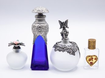 Vintage Perfume Bottles - 4 Total - See Description For More Detail