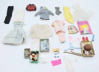 Large Lot Of Assorted Barbie Clothing & Accessories - Please See All Photos