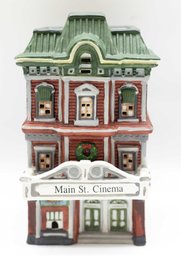 Dickens Christmas Main St. Cinema Porcelain  House