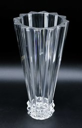 Vintage Heavy Rosenthal Crystal Vase 11.5 Inches Germany