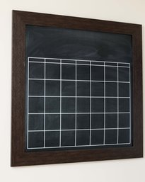 Hand Lettered Calendar (Weekly Or Monthly) Wooden Frame - Chalk Calendar