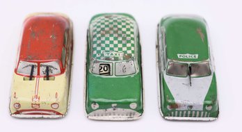 Vintage Toy Cars, Tin Toy Car, Made In Japan Toys, 1950s Toy Car, Collectible Toys, ARGO Toy Car - Lot Of 3