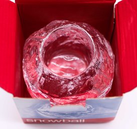 Kosta Boda Snowball By Ann Warff - Candle Holder - In Original Box