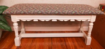 Upholstered Wooden Bench, Home Decor
