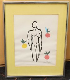 Henri Matisse - A Modern Classics Series - Bush Drawing With Apples - Framed