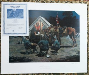 'A Rising Star - On The Eve Of Battle' By Gordon Phillips - Signed - Certificate Of Authenticity Included