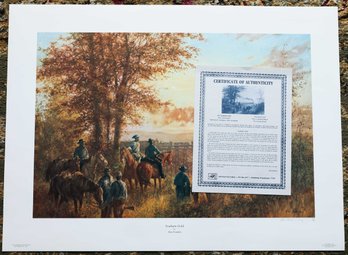 'Southern Gold' By Alan Fearnley Reproduction Offset Lithography, Limited Edition, Signed & Numbered 134/950
