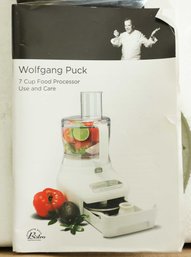 Wolfgang Puck 7 Cup Food Processor Bistro Collection - Never Used