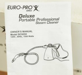 Euro-pro Deluxe Portable Professional Steam Cleaner - Never Used