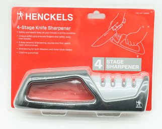 4 Stage Knife Sharpener - New