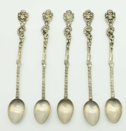 Vintage Silver Plated Spoons, Made In Italy - 5 Total