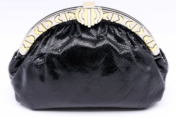 Vintage Finesse La Model Leather Clutch Bag