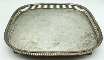A Silver Plated Tray 20th Century