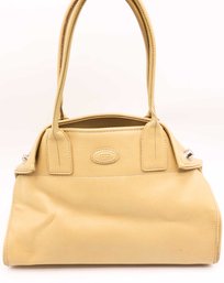 TOD'S Tote Bag Hand Bag Color Light Brown Leather