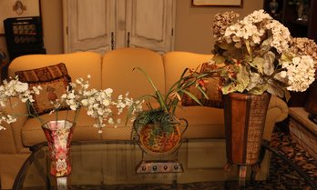 Charming Decorative Faux Plants - 3 Total