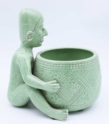 Taste Setter By Sigma Green Statue Bowl