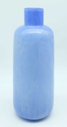 Beautiful Blue Glass Vase. - 15' Tall