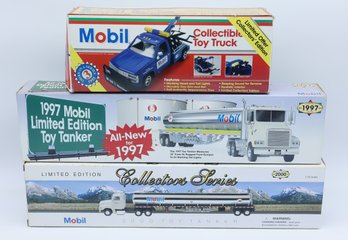 Mobil Collectible Toy Truck, 1997 Mobil Limited Edition Toy Tanker, 2000 Toyota Tanker