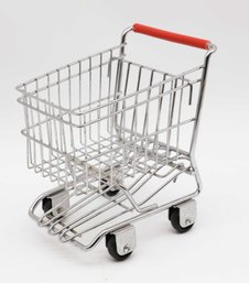 Miniature Metal Shopping Cart - Look Through All Photos