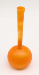 Handmade Never Glass Made In Israel - Long Neck Glass Vase