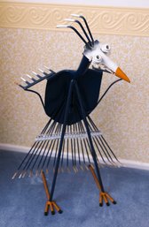 Metal Garden Art, Shovel Bird Sculpture, Art, Home Decor
