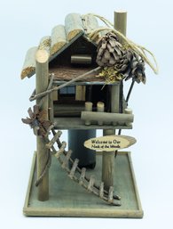 Log Cabin Treehouse Bird Feeder / Southern Moss And More / Birdhouse  Birdhouses  Feeders  Bird Feeders