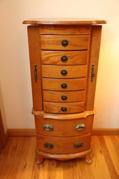 Wooden Jewelry Armoire Dresser