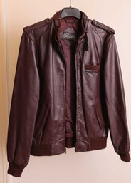 80s Members Only Genuine Leather Racer Jacket