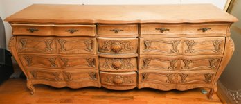 Vintage Carved Chest Of Drawers - Dresser - 12 Drawers Total