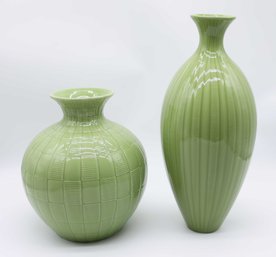Set Of 2 DOMAIN Vases