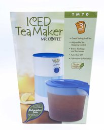 New Factory Sealed Mr. Coffee Iced Tea Maker Model TM70 - 3 Quart Capacity