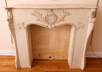 Ornate Wooden Fire Place - Home Decor