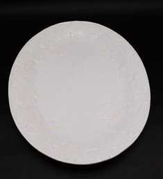 Large White Ceramic Serving Platter, Made In Portugal