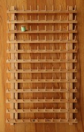 Spool Cone Wood Thread Racks (Holds 120 Spools) Freestanding Or Wall Mount