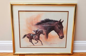 Artist KELLY 's 'JOHN HENRY' Watercolor Lithograph 108/450