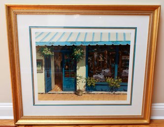 Cafe Royal Limited Edition Print By Viktor Shvaiko-Pencil Signed & Numbered 37/180- Certificate Of Authenticit