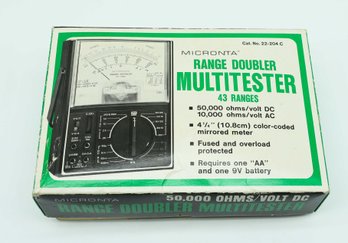 Micronta Range Doubler Multitester 43 Ranges - In Original Box