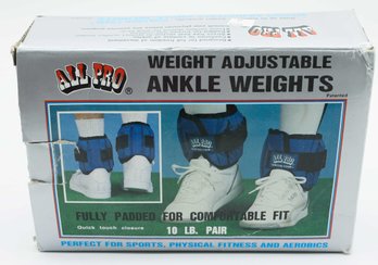 All Pro Weight Adjustable Ankle Weights